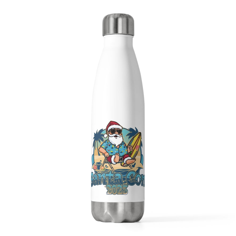 SantaCon Metal Water Bottle