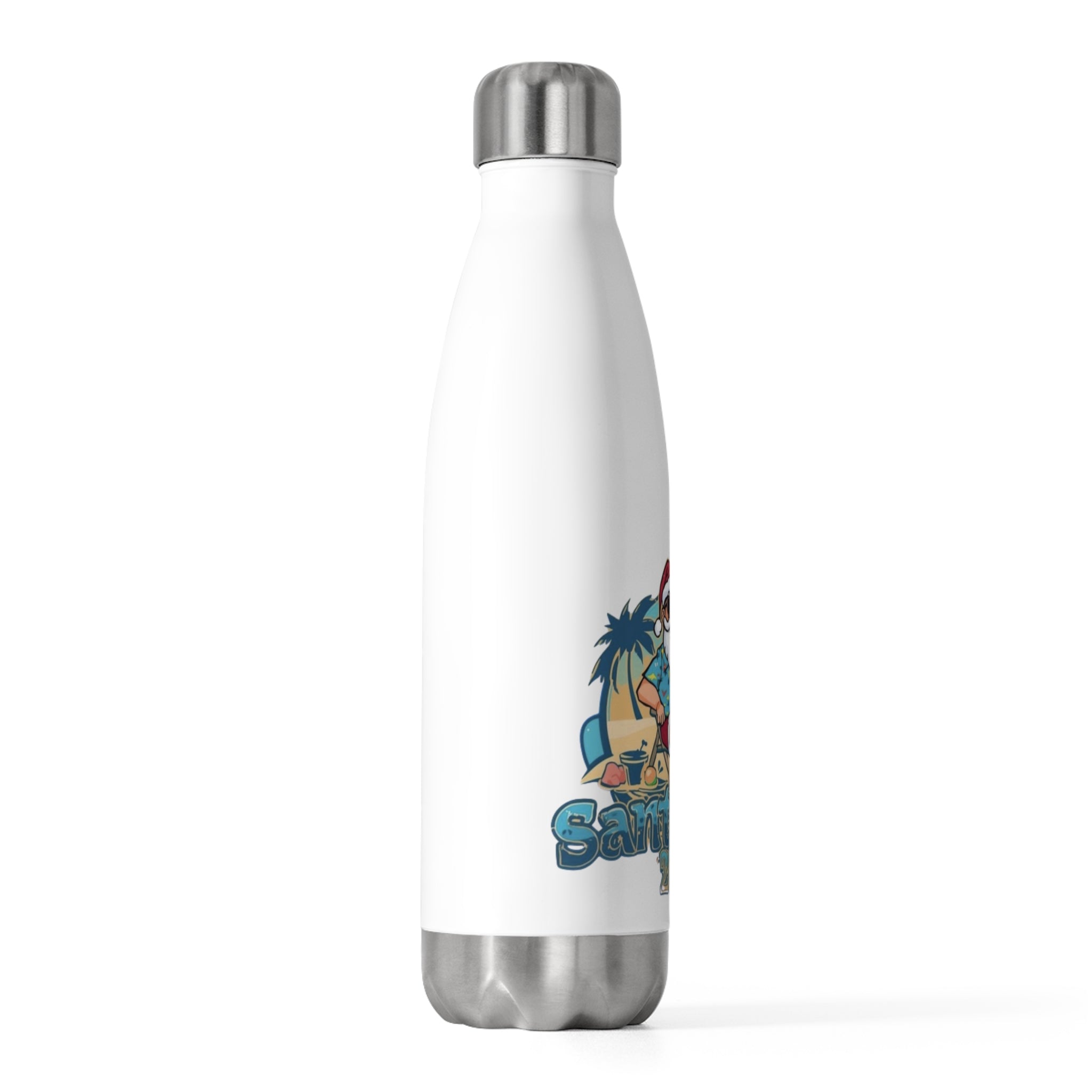SantaCon Metal Water Bottle