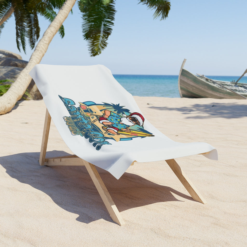 SantaCon Beach Towel