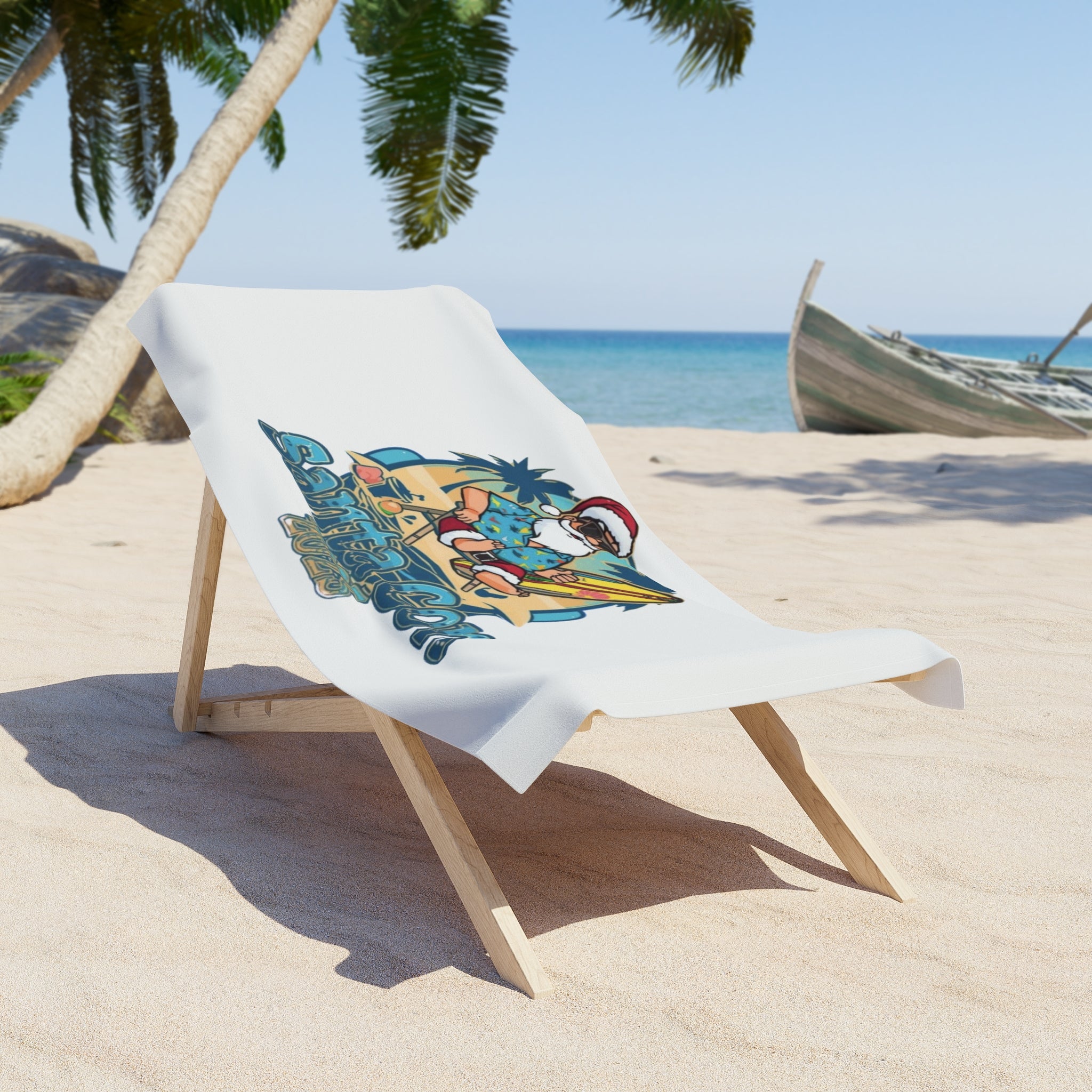 SantaCon Beach Towel