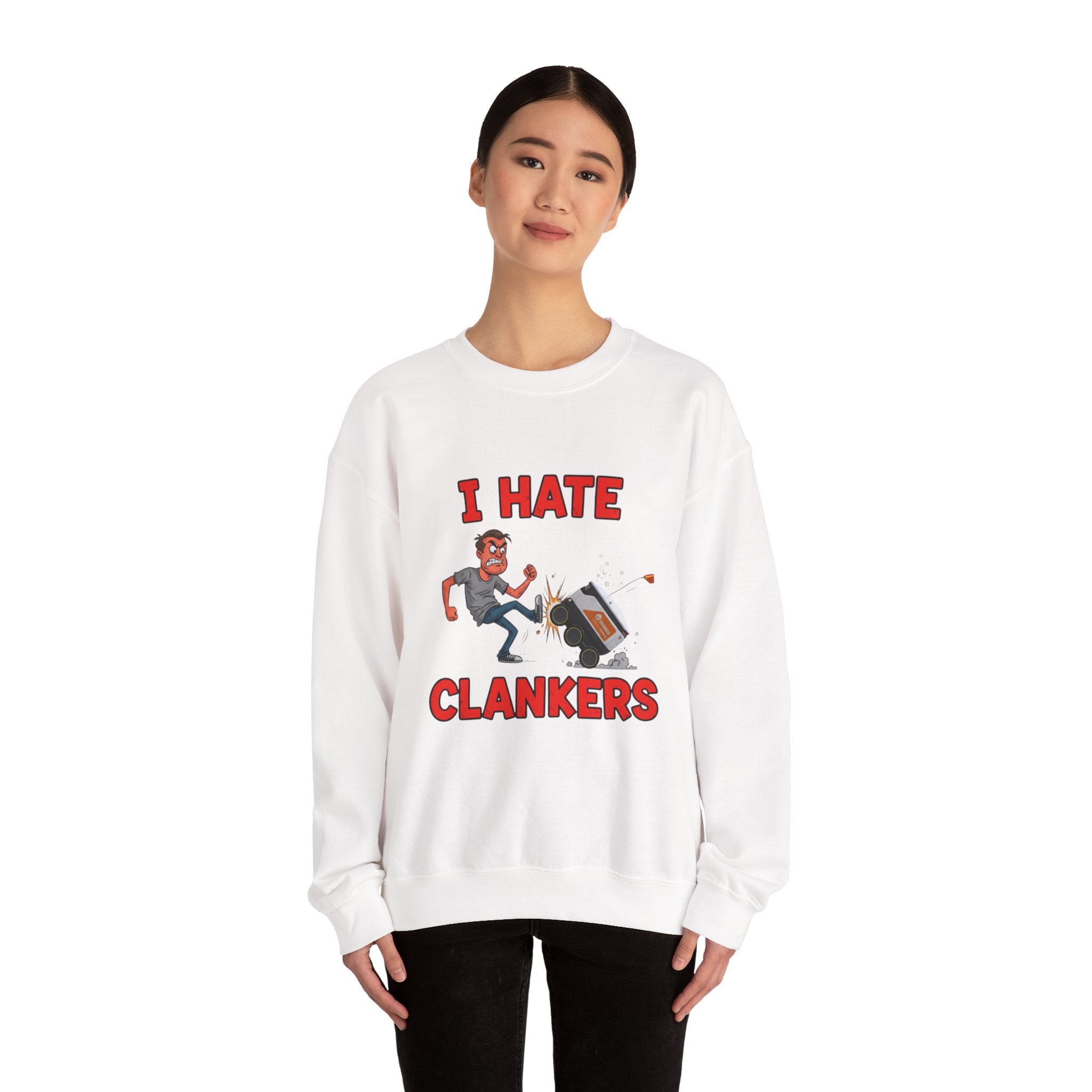 I Hate Clankers Crewneck